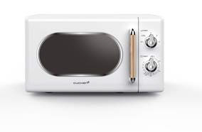 쿠첸은 17일 레트로풍의 클래식한 디자인이 돋보이는 전자레인지 '레트로 레인지(모델명:COV-N200 Series)'를 출시한다고 밝혔다. <쿠첸 제공>